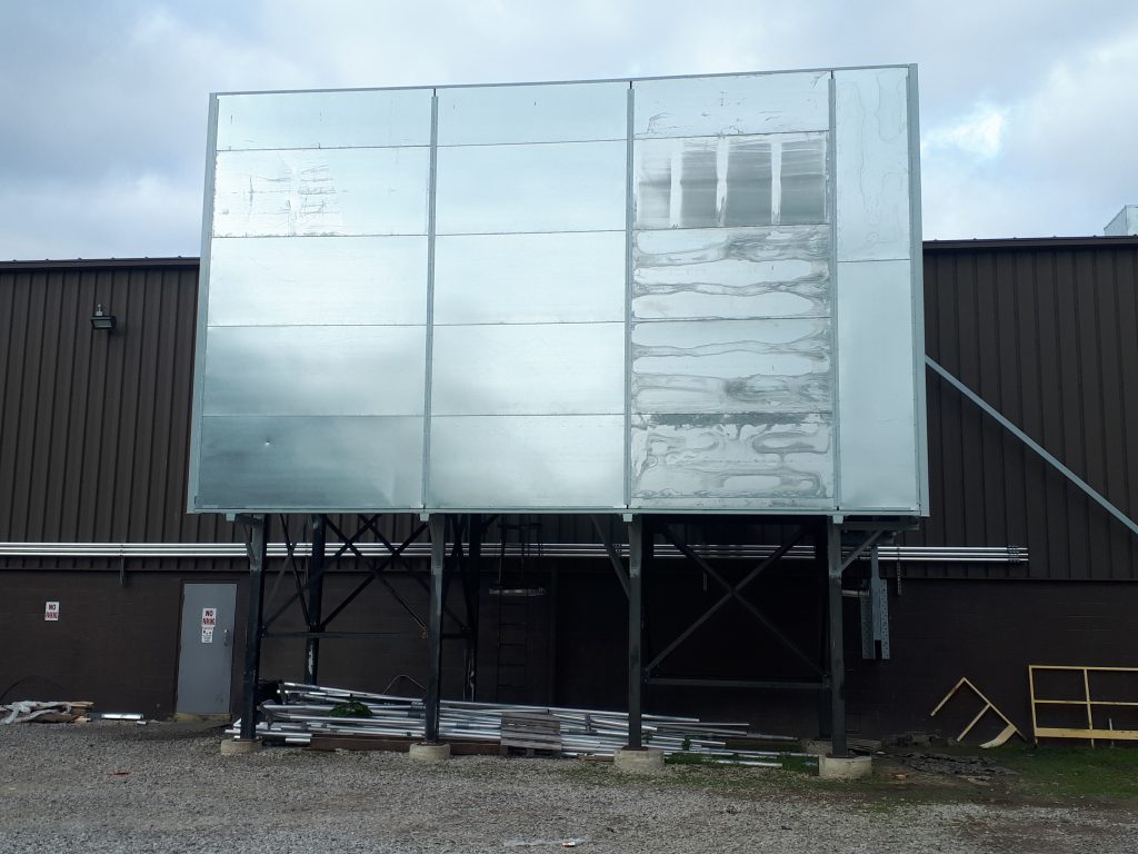 Completed Sound Barrier for Dust Collector | AST Mechanical | Ontario Canada